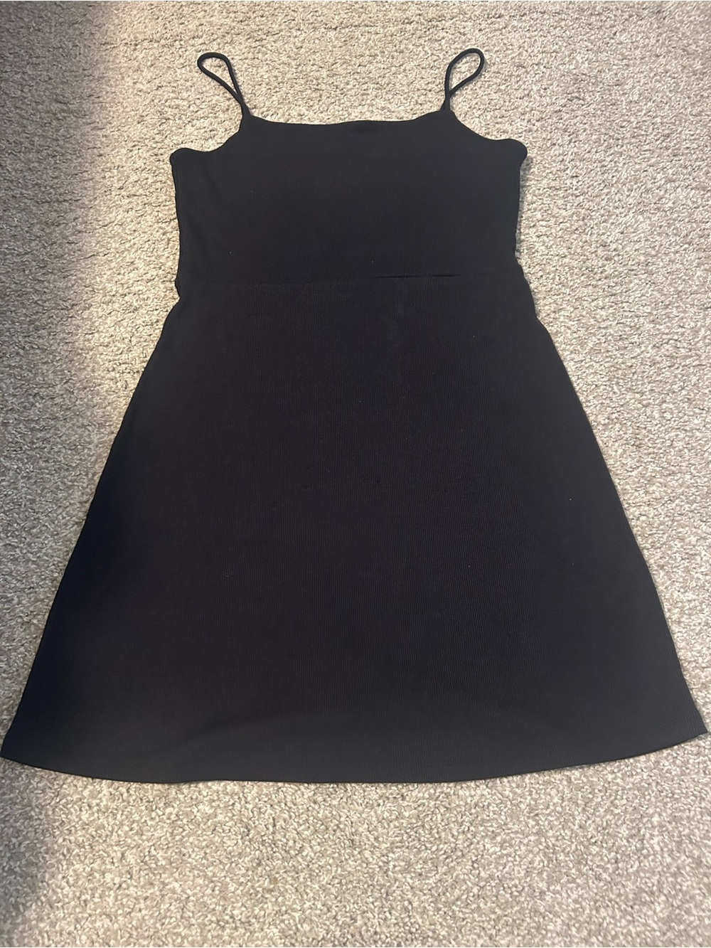 Aritzia Little Black Spaghetti-Strap Mini Dress
